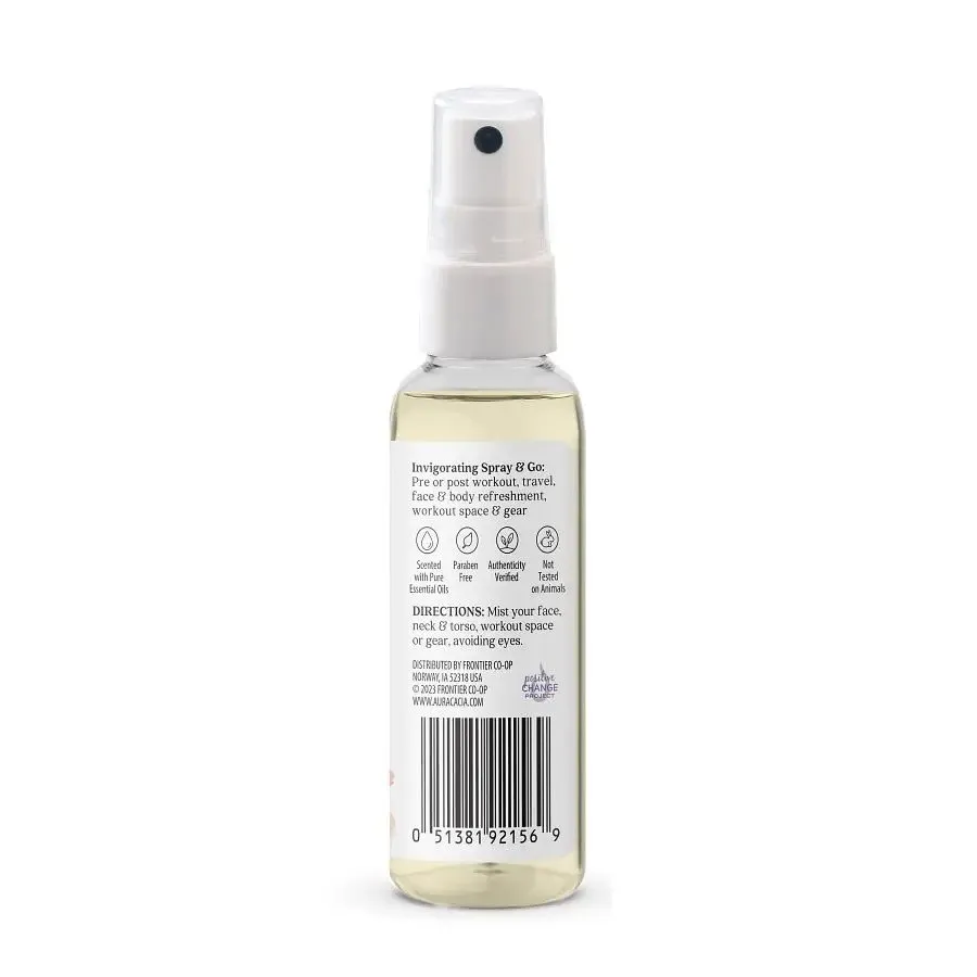 Aura Cacia Motivate Workout Mist 2 fl oz Liquid