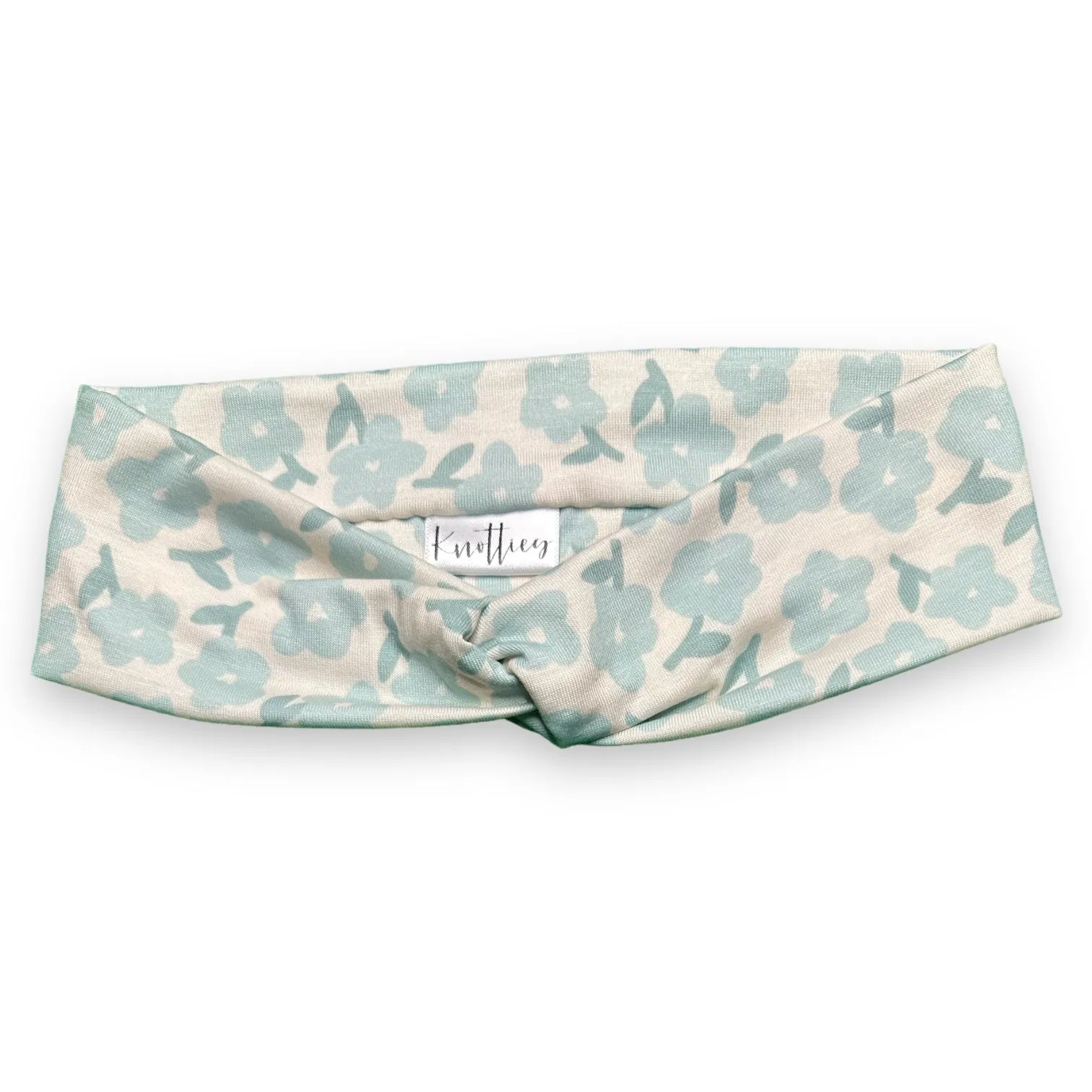 Blue Daisies Knotties Headband