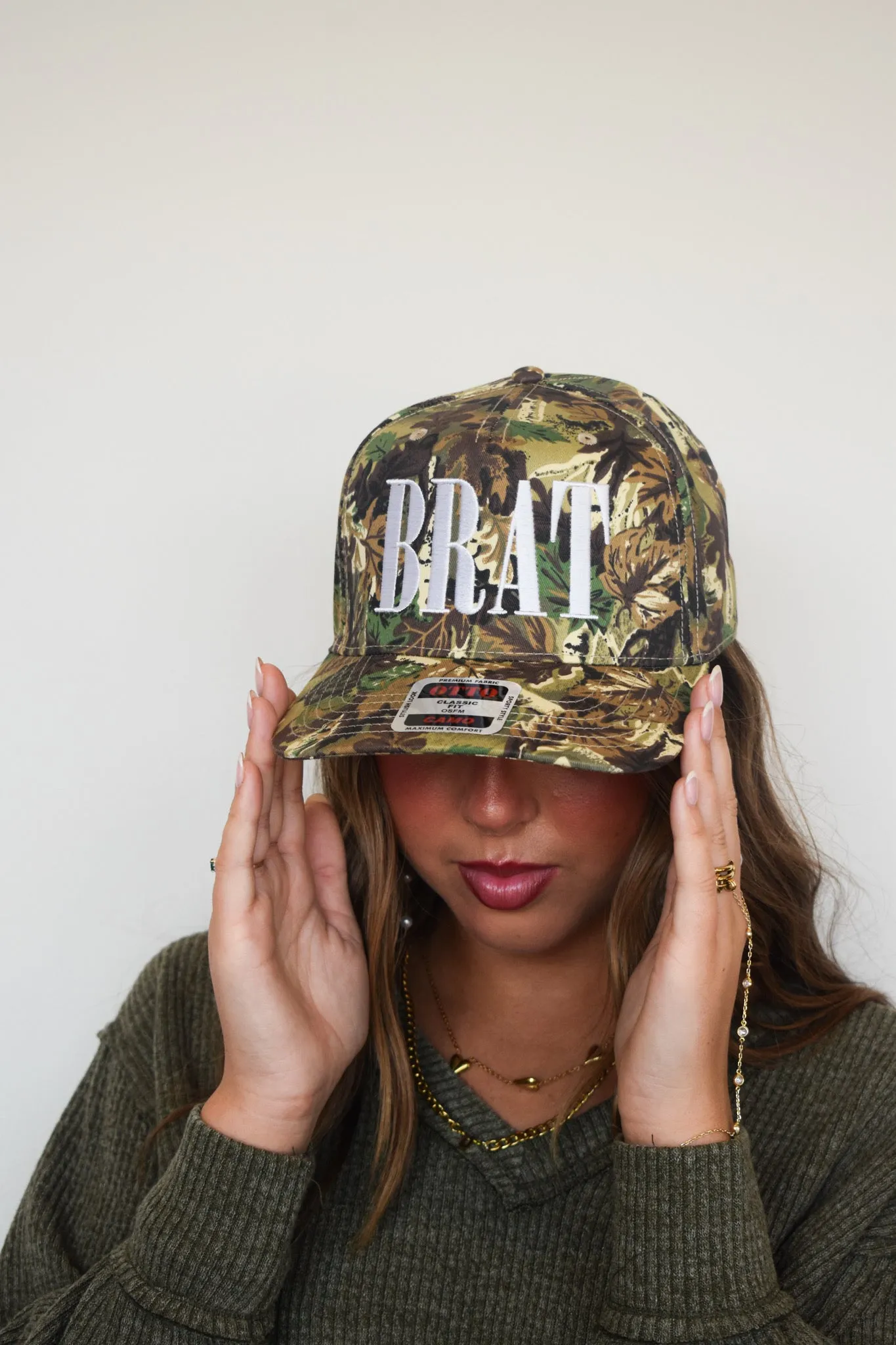 BRAT Camo Trucker Hat
