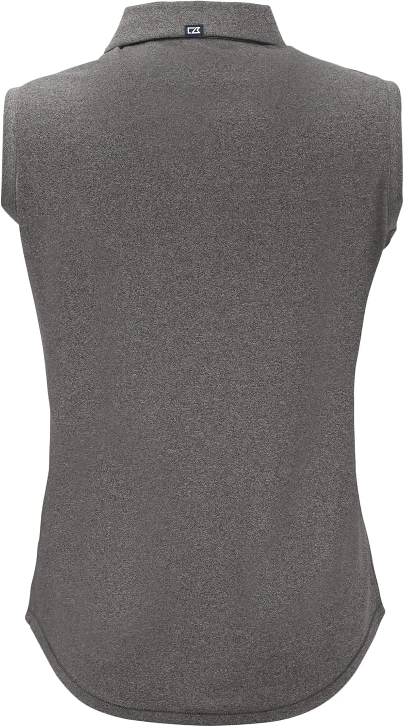Cutter & Buck Forge Eco Stretch Recycled Womens Sleeveless Polo
