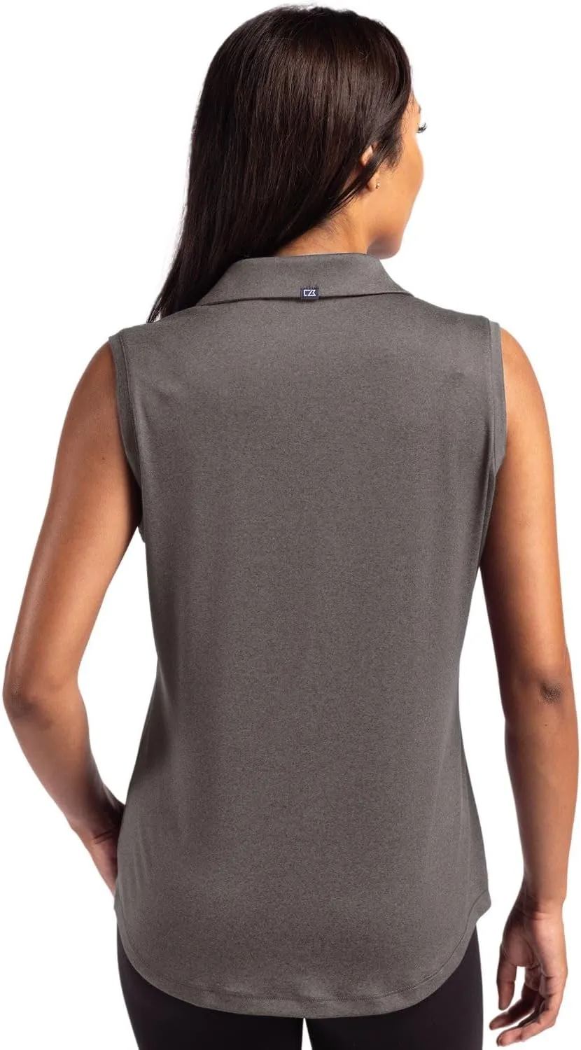 Cutter & Buck Forge Eco Stretch Recycled Womens Sleeveless Polo
