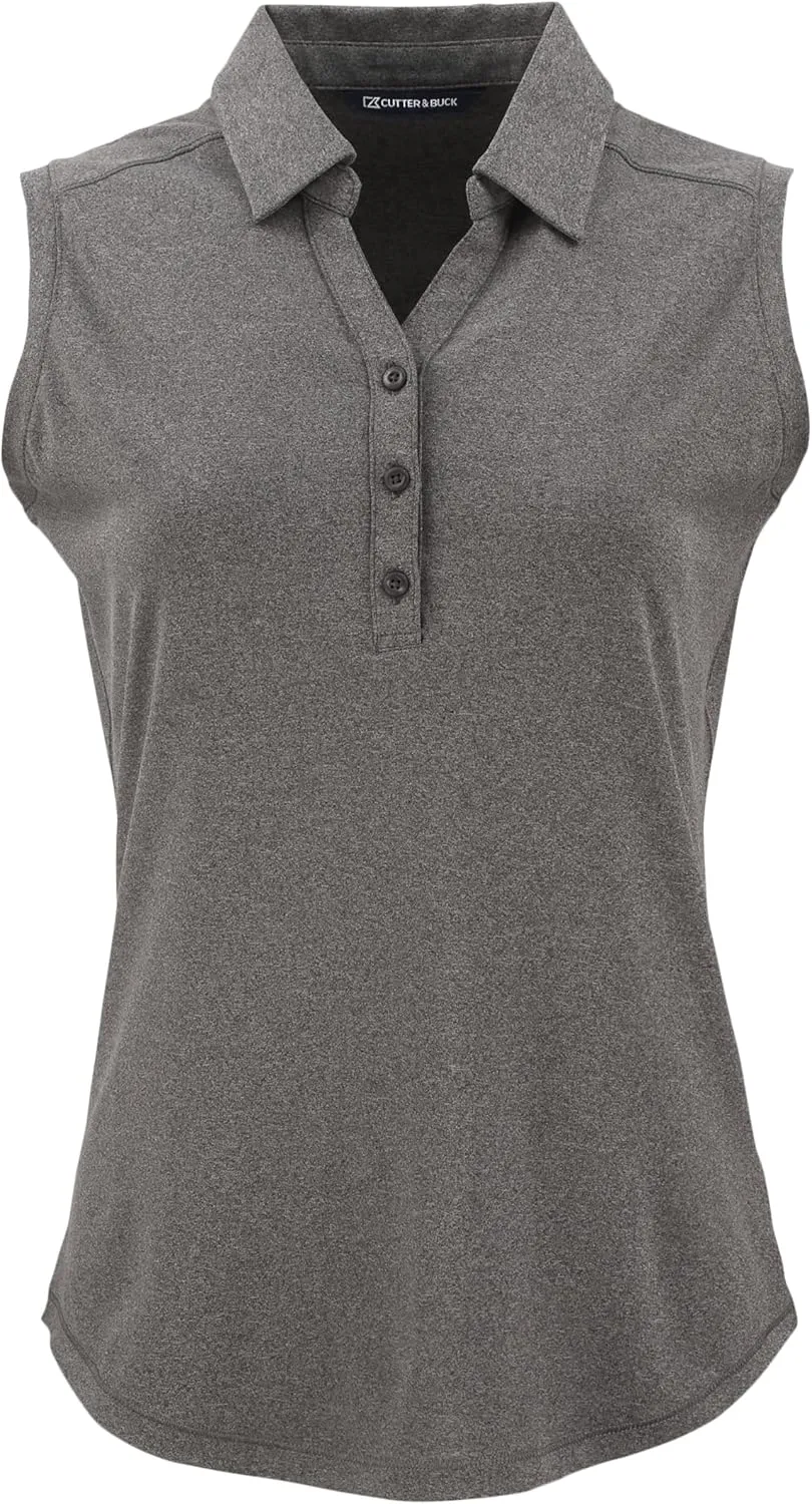Cutter & Buck Forge Eco Stretch Recycled Womens Sleeveless Polo