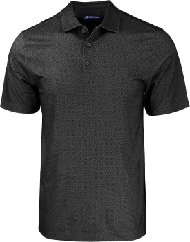 Cutter & Buck Pike Eco Tonal Geo Print Stretch Recycled Mens Polo
