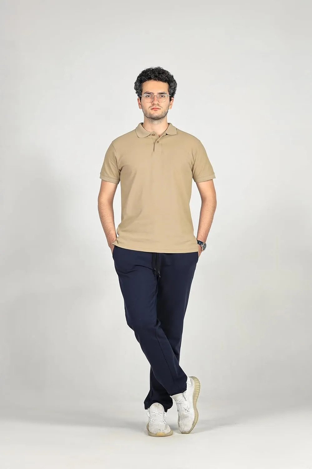 CUZO Men's Pique Polo Shirt 100% Soft Cotton Light Weight Short Sleeve for Men, Casual, 180 GSM