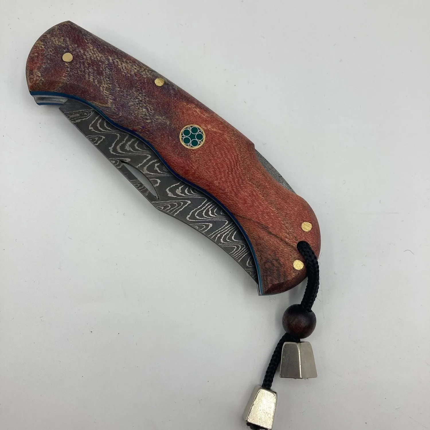 Damascus Steel Folding Pocket Knife