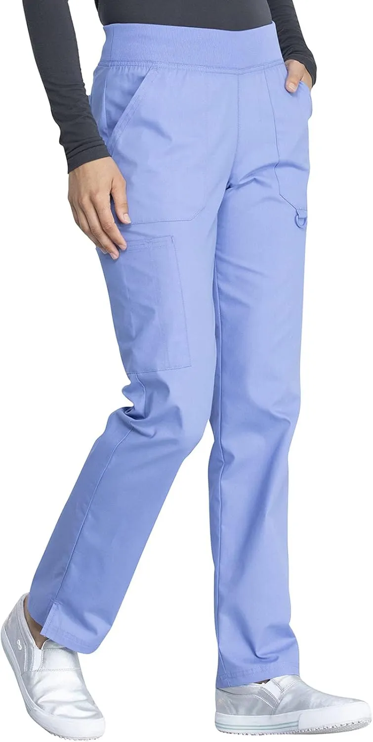 Dickies EDS Signature Women Scrubs Pant Mid Rise Tapered Leg Pull-on DK125