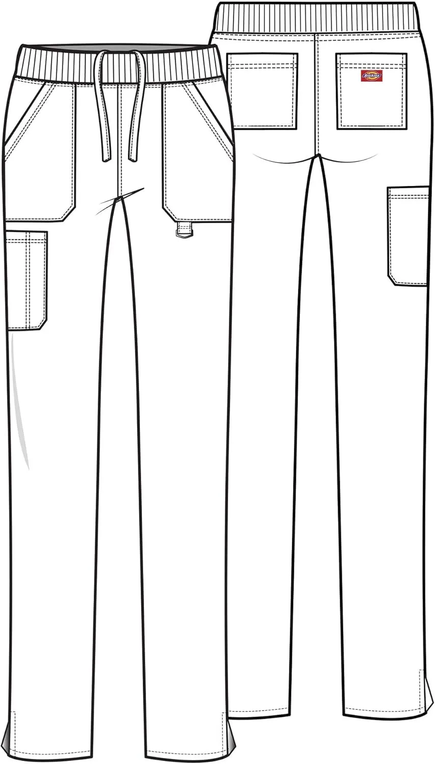 Dickies EDS Signature Women Scrubs Pant Mid Rise Tapered Leg Pull-on DK125
