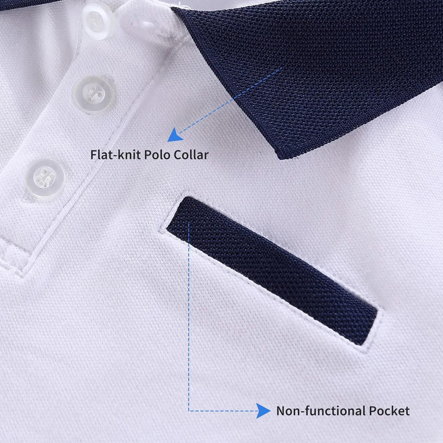 LittleSpring Boys Girls Polo Shirt School Uniform Short Sleeve Pique Polo T Shirt for Kids