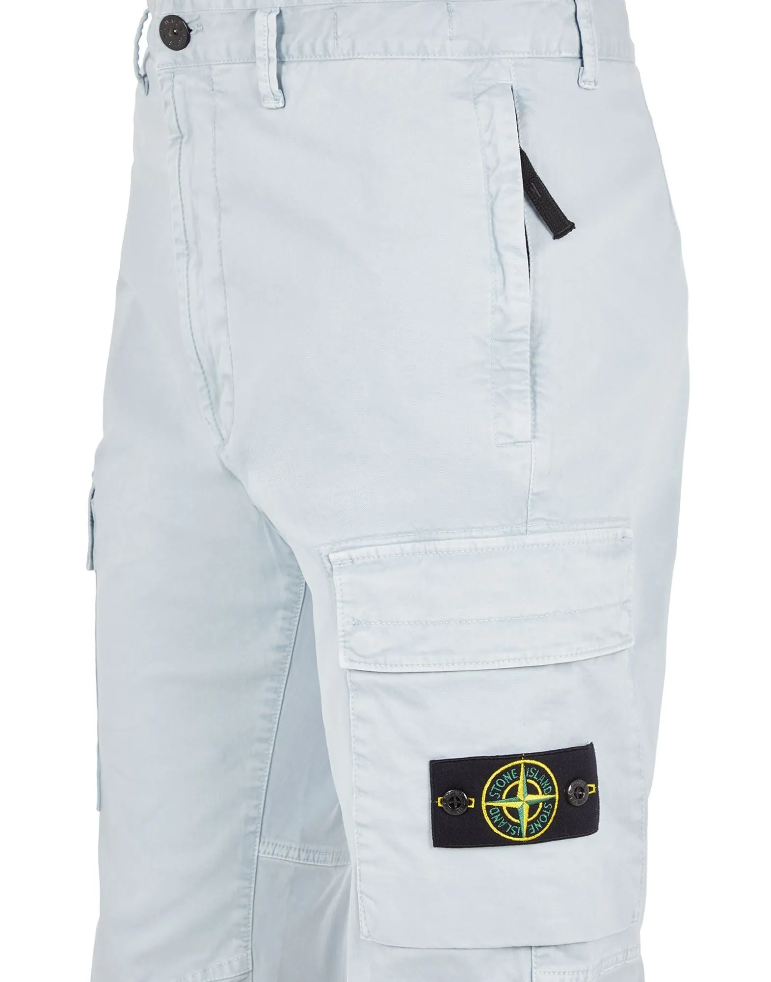 Old Treatment Cargo Pants - Sky Blue