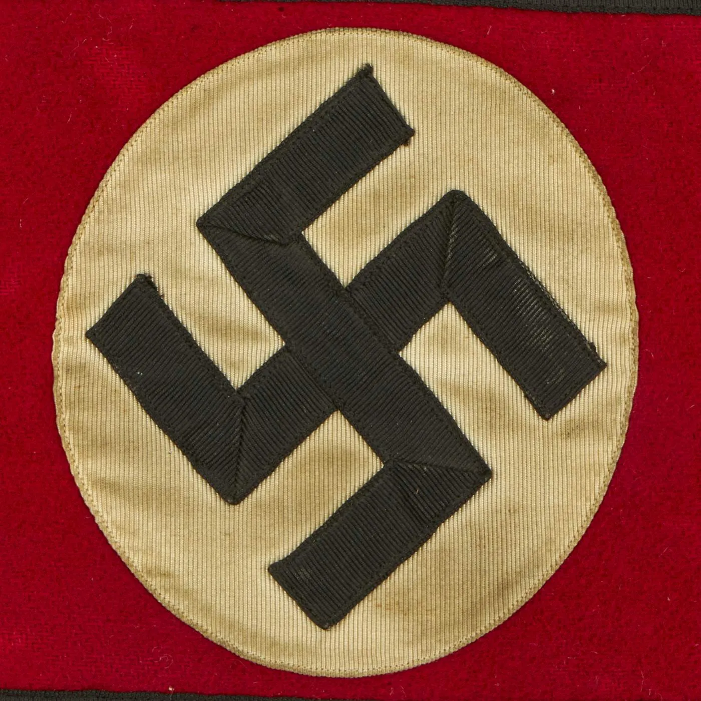 Original German Pre-WWII SS Member's Wool & Rayon Multi-Piece Armband with SS RZM Tag