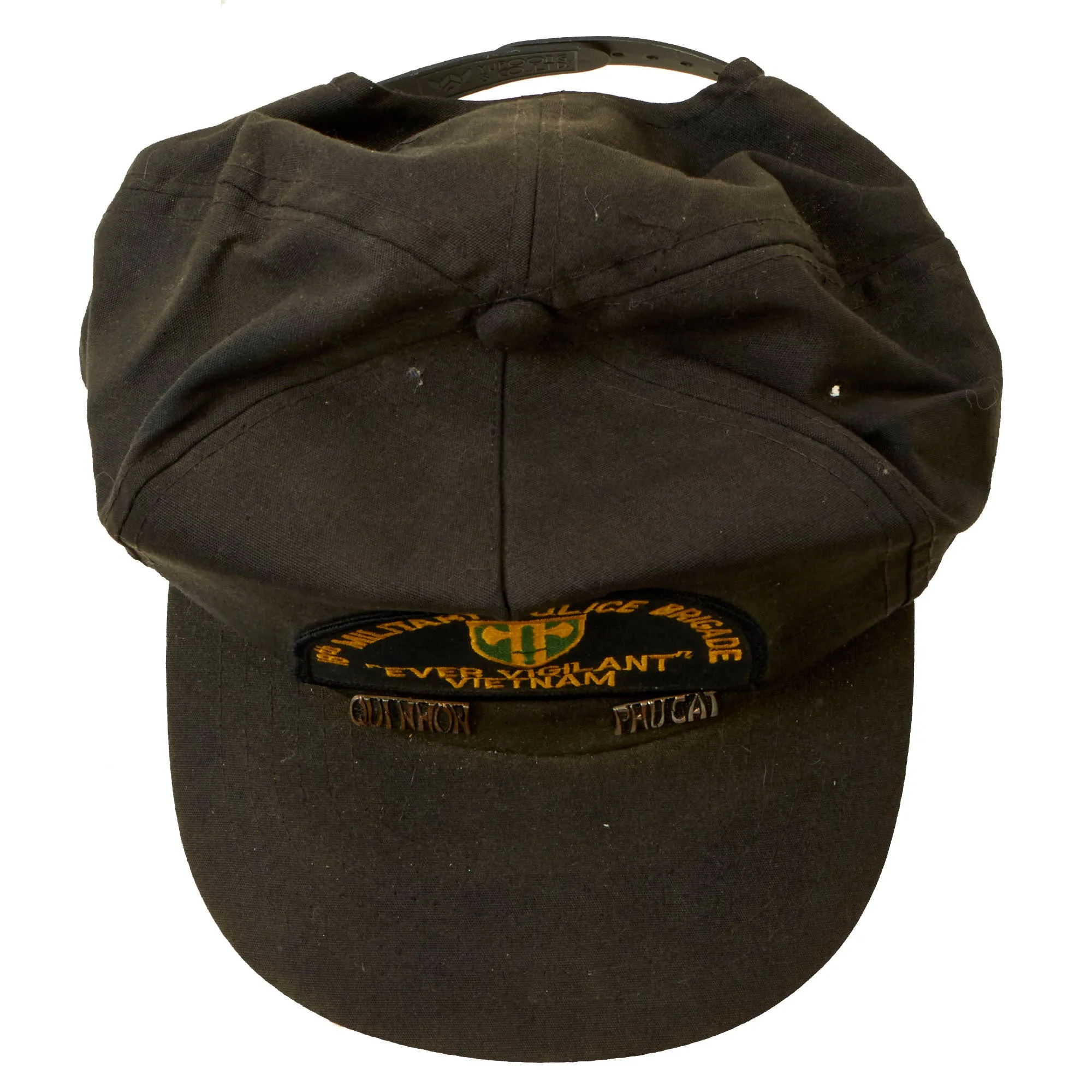 Original U.S. Vietnam War Named Military Police Medal & Baseball Cap Grouping