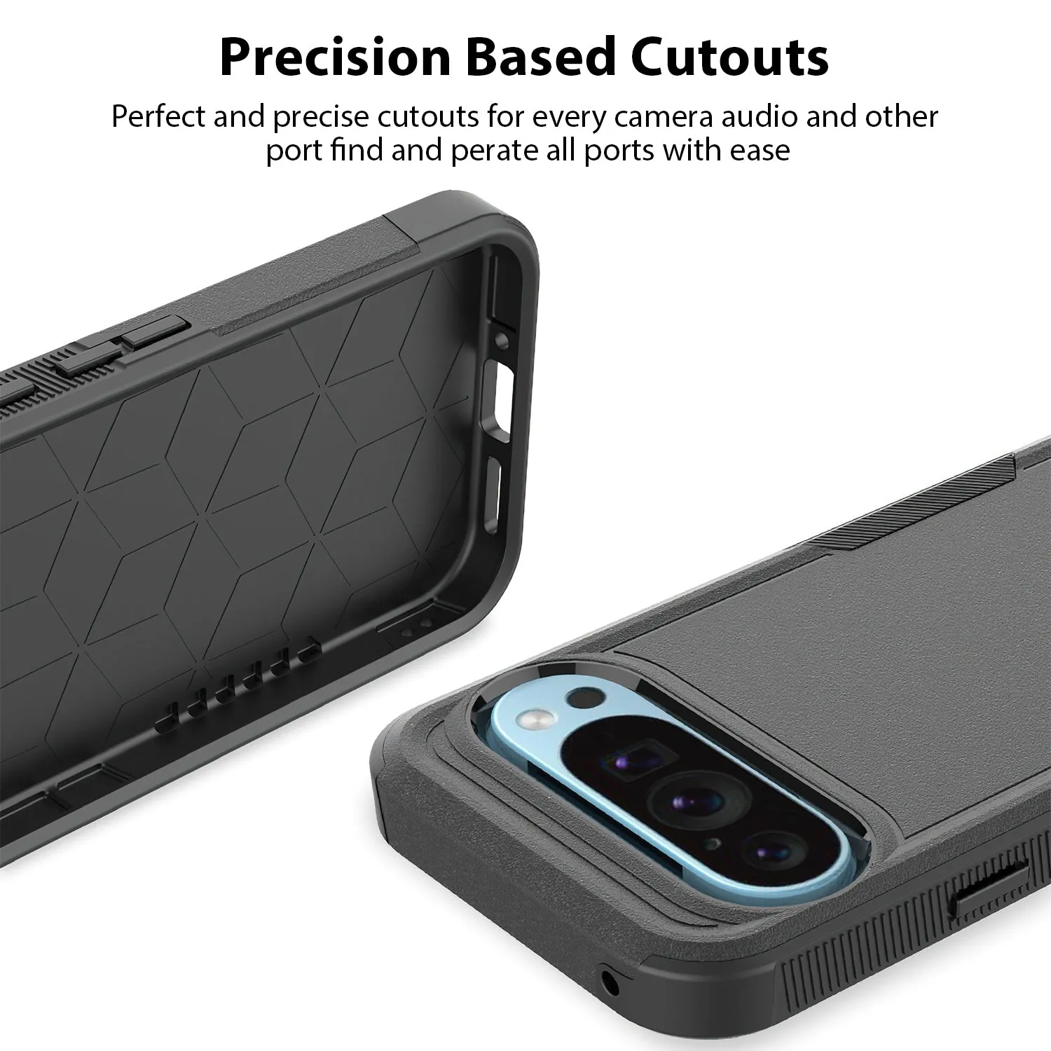 Tough On Google Pixel 9 Case Tough Armor Black