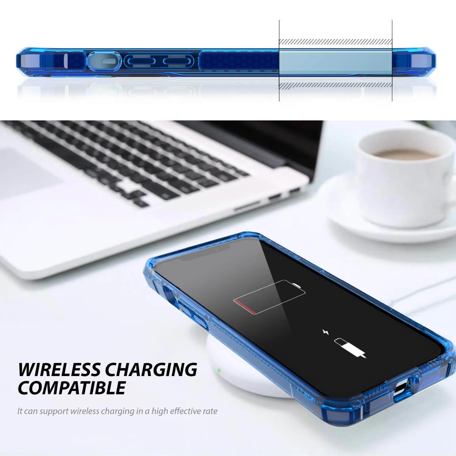 Tough On iPhone 12 Pro Max Case Tough Armor   Blue