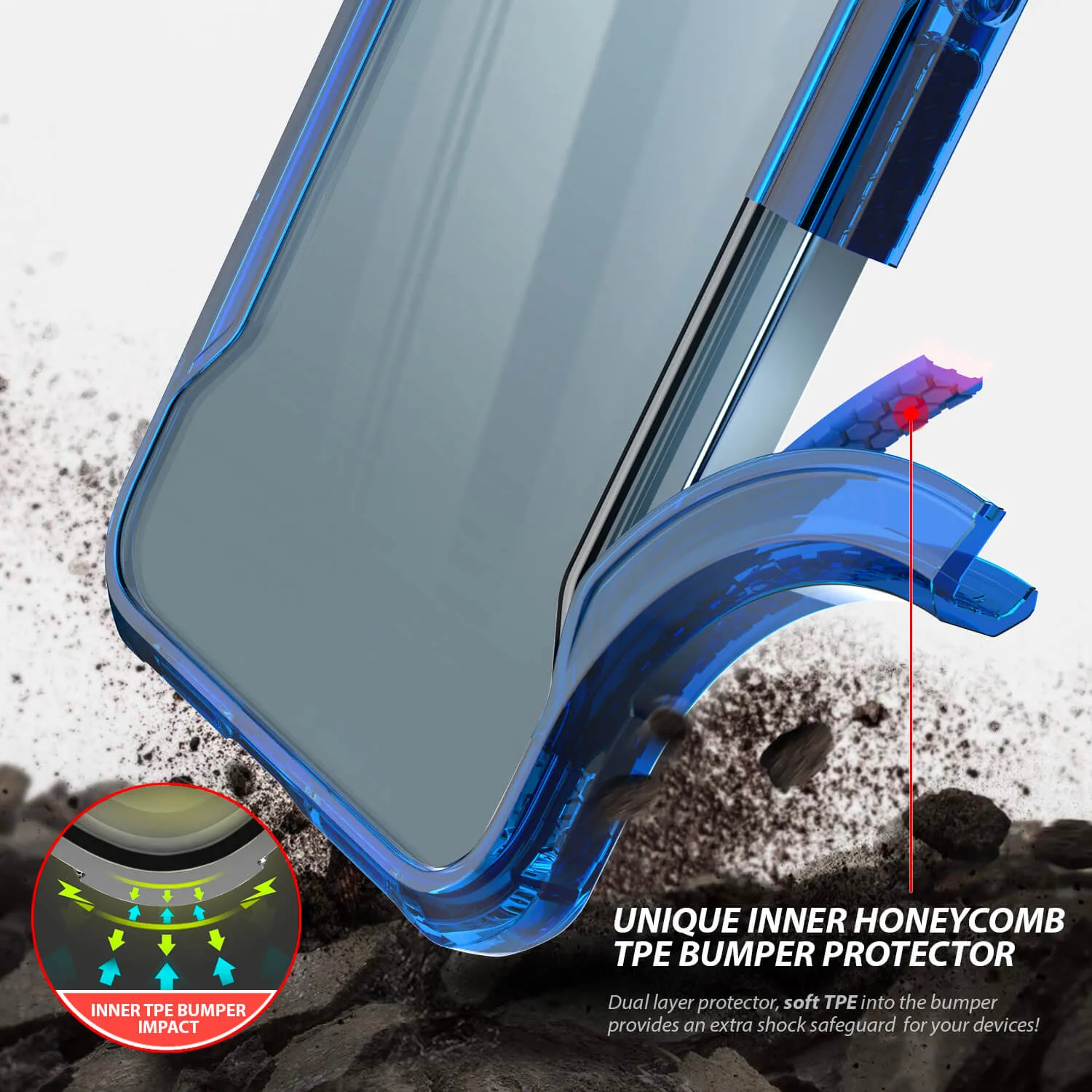 Tough On iPhone 12 Pro Max Case Tough Armor   Blue
