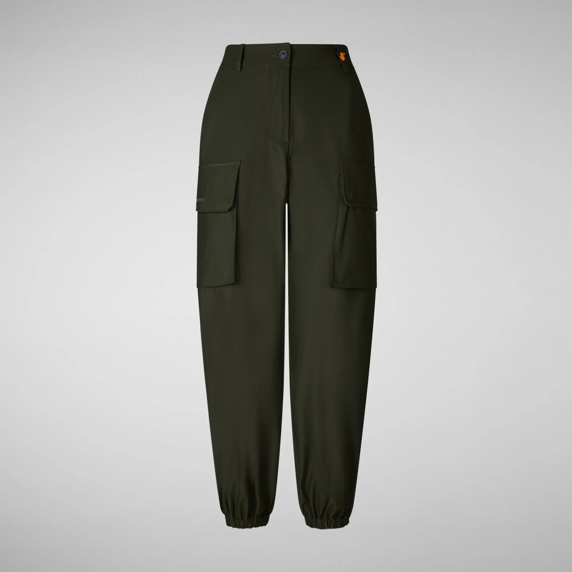 Women's cargo pants Gosy in land green